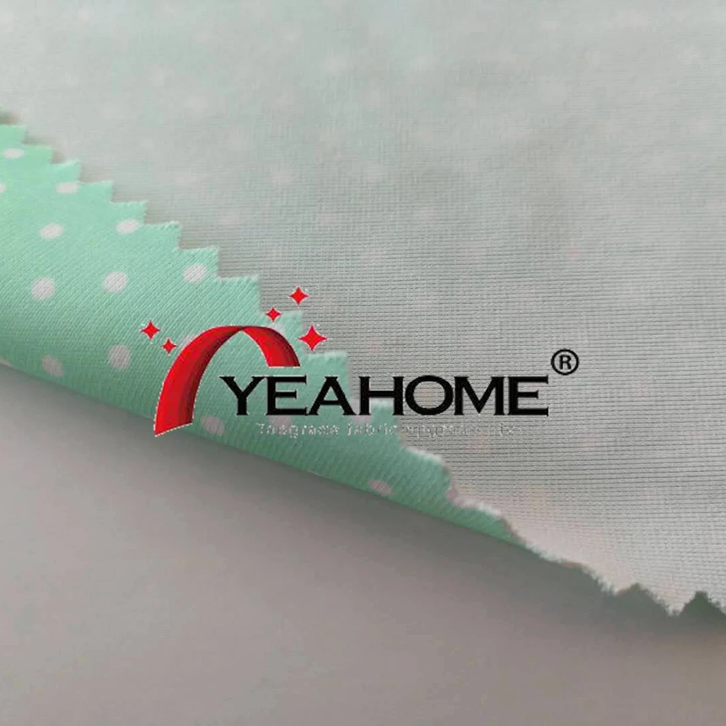 DOT Pattern Printed Poly Spandex Fabric Knitted Fabric Indoor Protection Cover Fabric