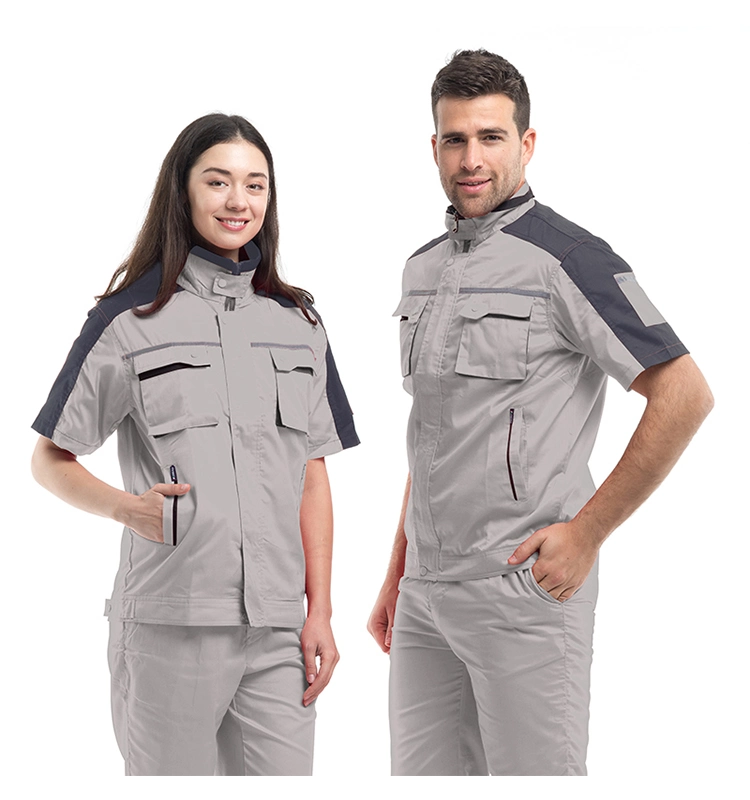 Farmer Work Overall Suites Auto Mechanic Builder Embroidery Office Men Work Clothes Set for Men