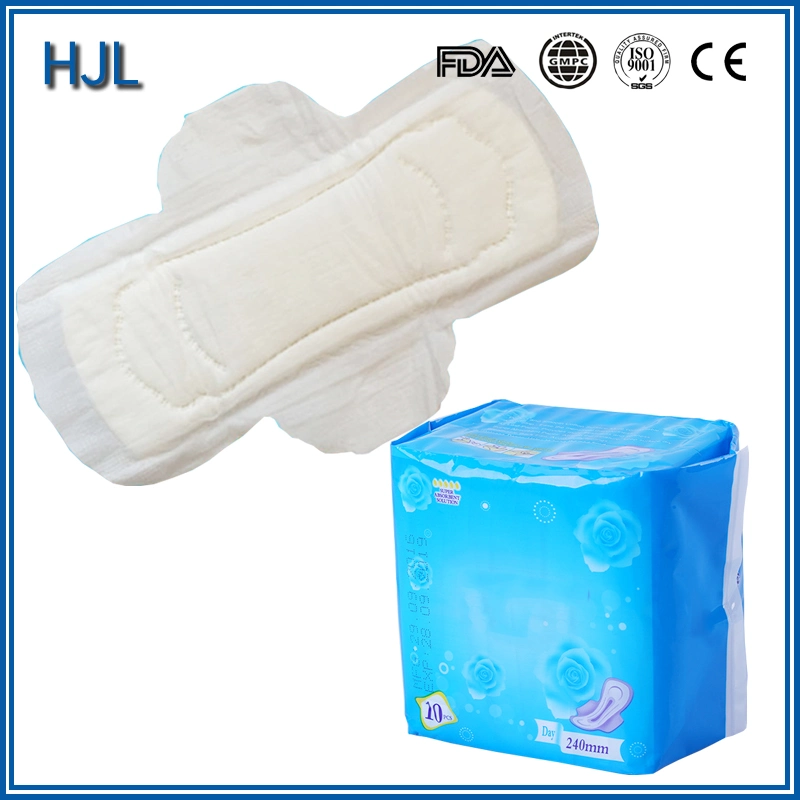 Ultra Thin Cotton/Non-Woven Sanitary Napkin Breathable Thin for Ladies