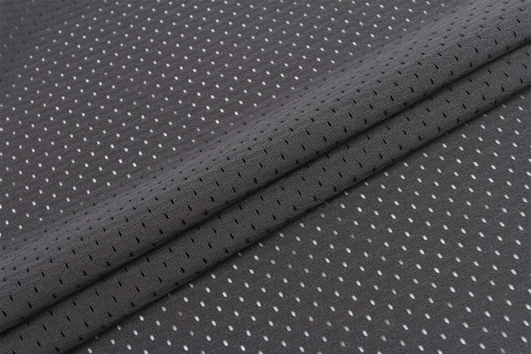 11*1 Hotsale Small Hole Warp Knitted 100% Polyester Mesh Fabric for Sportswear Lining