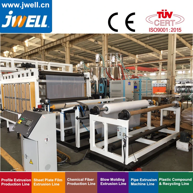 Jwell TPU Film Extrusion Line for Field of Shoe, Clothes, Air-Filled Toy, Overwater&Underwater Sport Equipment, Medical Equipment, Fitness Equipment, Car Seat