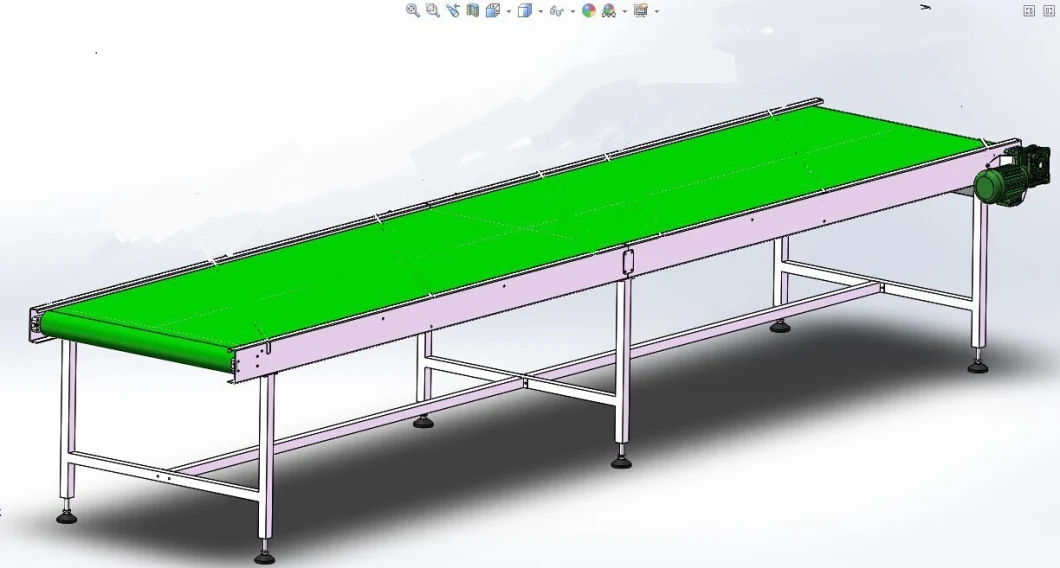90 Degree/180 Degree Curve Type PVC/PU /Food Grade Belt Conveyor/Belt Conveyor