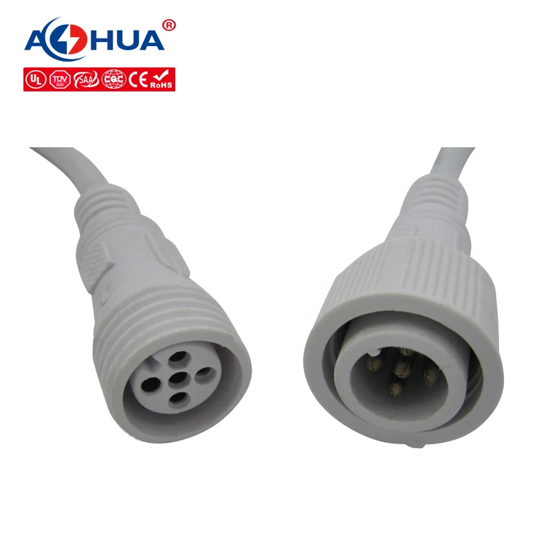 IP65 M19 Cable 5 Pin LED Waterproof Connector