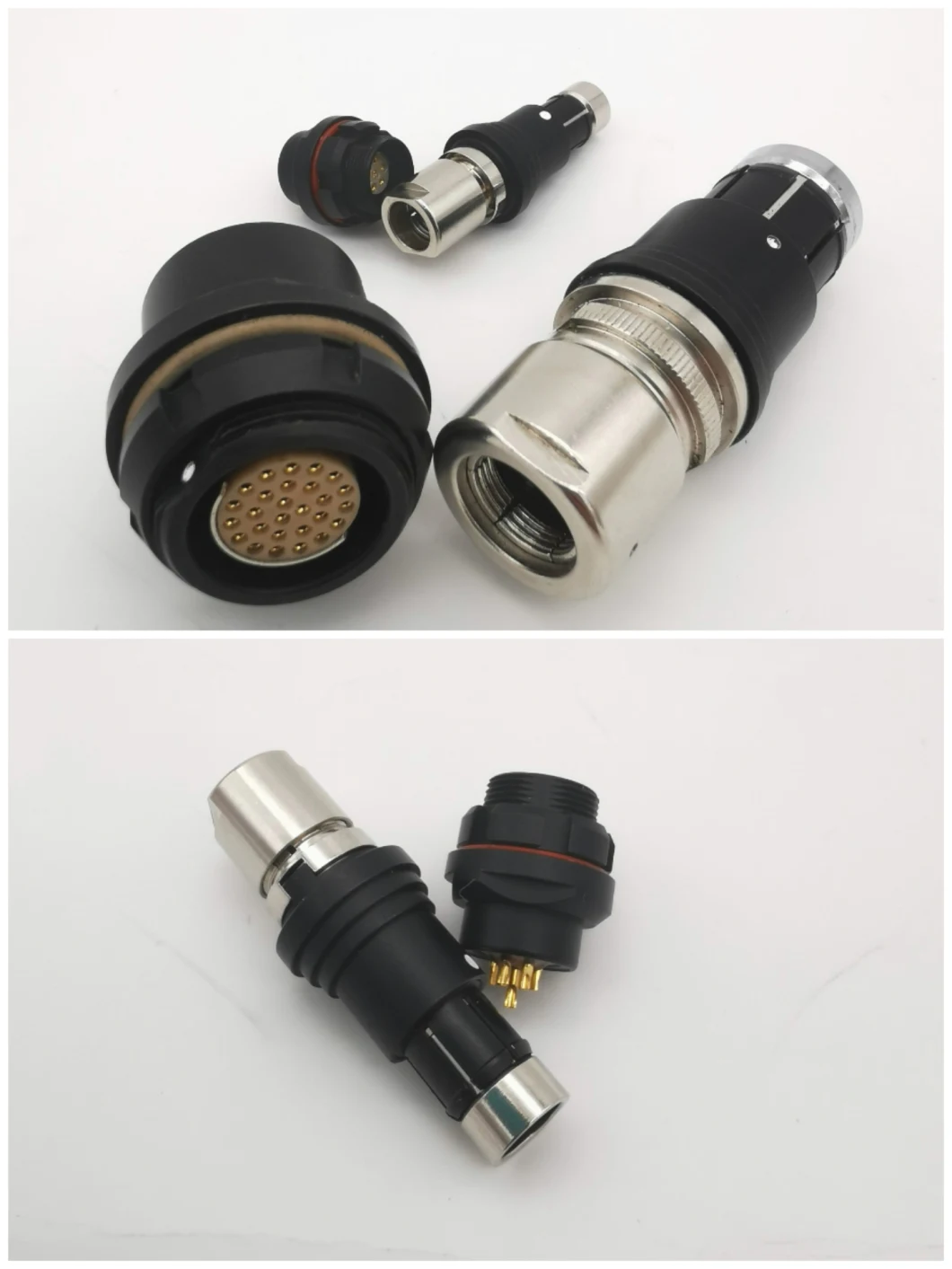 Good Quality IP68 Waterproof Welding PPS Plug Socket K Series Connector