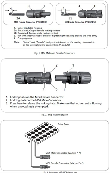 Suntree Solar Cable Connector Mc4 Solar Connector IP68 Yuv Approved