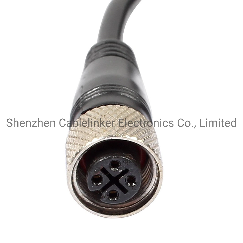 IP67 Shielded 4pin M12 Sensor Connector Cable Assembly