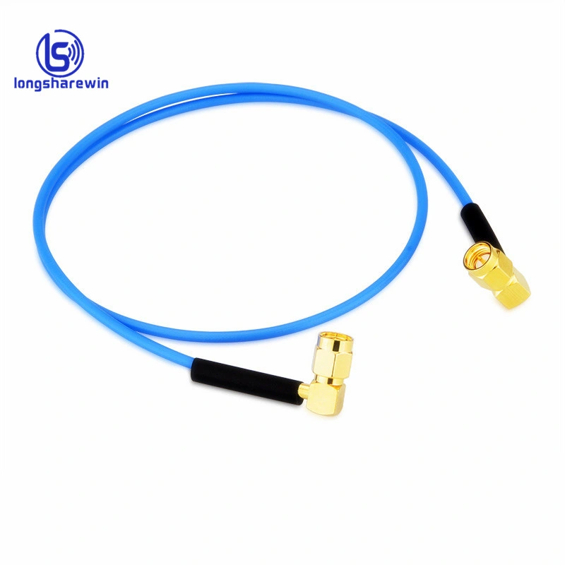 Custom SMA Male to SMA Plug Coaxial Cable Connectors Rg402 Rg141 Cable Assembly RF Jumper Cable