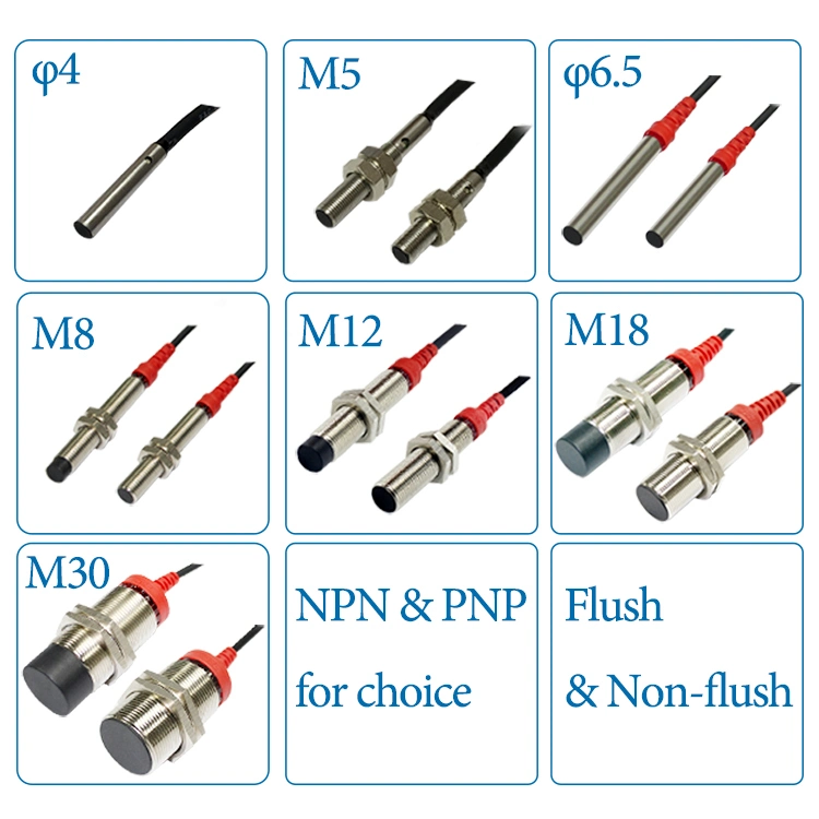 M5 Proximity Sensor with M8 Connector SUS304 Inductive Proximity Switch