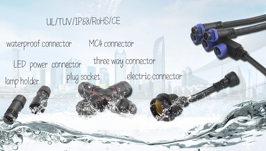 Good Quality 2pin/3pin/4pin/5pin Metal M12 Electrical Wire Connectors