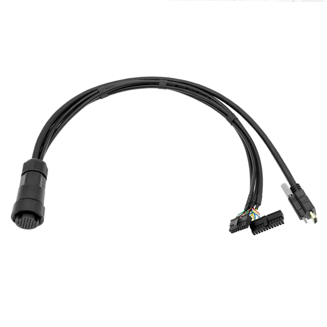 IP68 HDMI Connector Electrical PVC Pipe Automotive Wiring Cable Harness