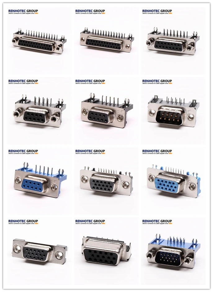 D-SUB 9pin 15pin 25pin 37pin Male Female Solder Connector