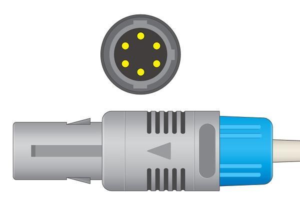 Compatible Biosys ECG Trunk Cable with 6pin Connector