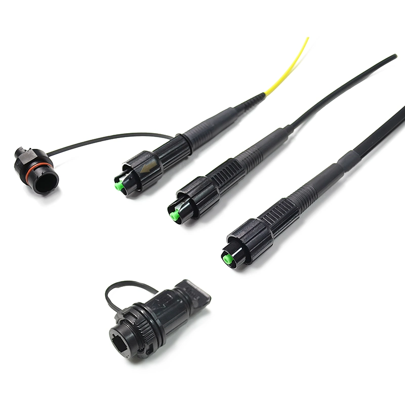 Waterproof Mini Sc/APC Optic Connector Fiber Optic Patch Cord