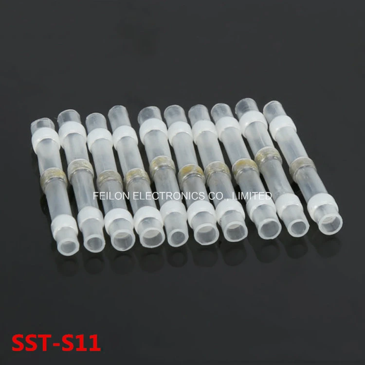 Blue Color Shielded Wire Solder Ring in The Protective Tube Heat Shrinkable Tube Hot Melt Waterproof Terminal Sst-S31 1.5-2.5mm2 IP68 Connector
