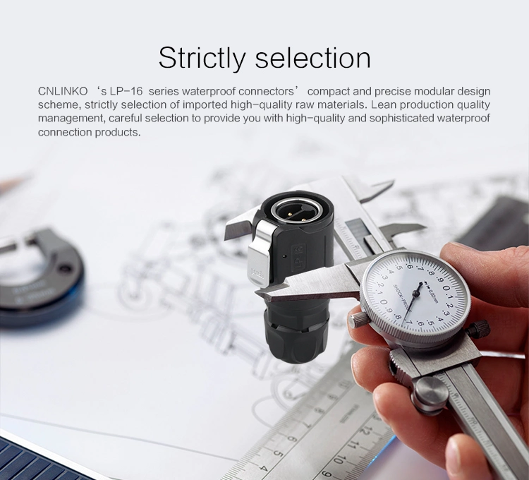 3 Pin Round Connector High Current Connector Waterproof Connector