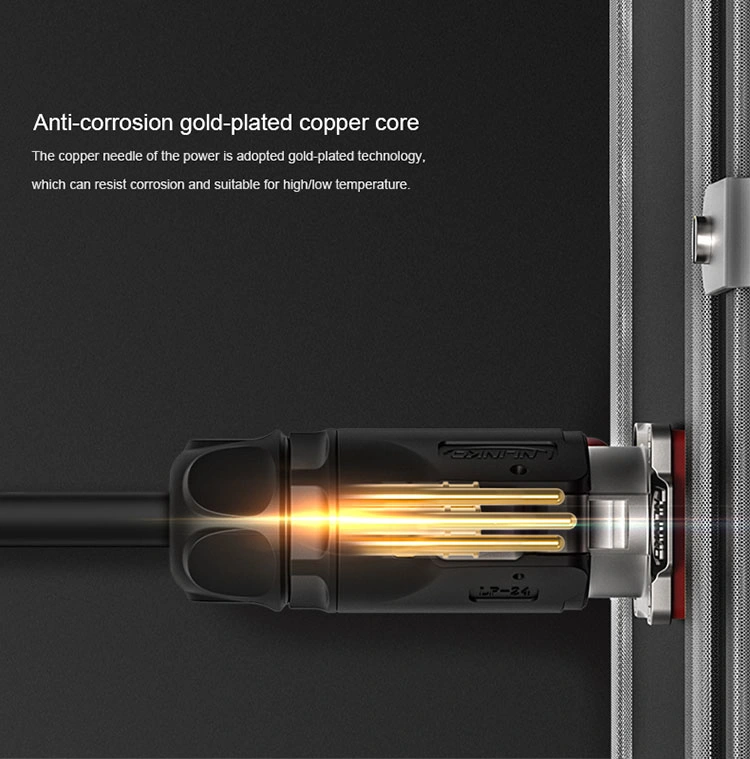 Speaker Wire Connector Waterproof/4 Pin Watertight Electrical Connector/Push Pin Connector