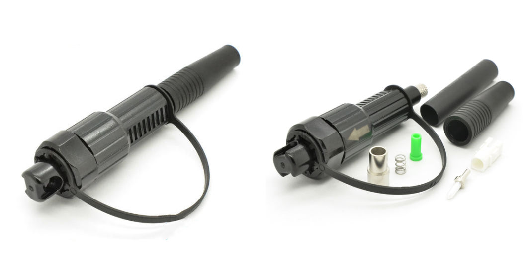 Waterproof IP65 Sc Mini Singlemode Connector for Fiber Optic Patch Cord