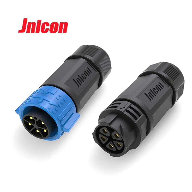M25 5pin LED Lights Wire to Wire IP67 Waterproof Connector