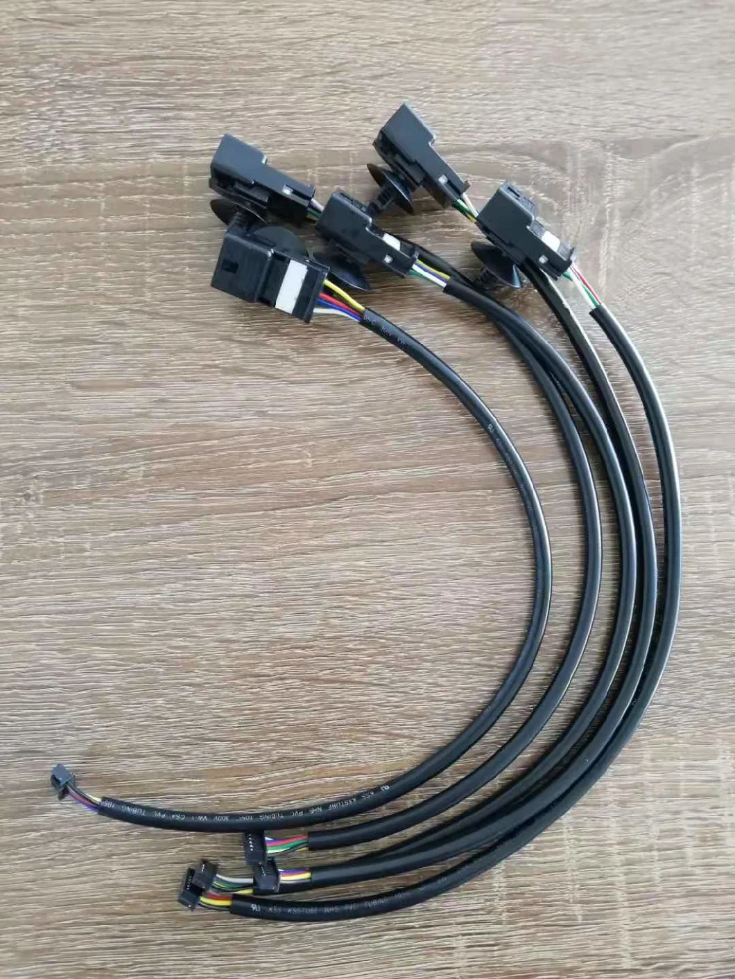 Custom Cable Assembly Wire Harness Power Cable with Molex Connector Jst Connector Te Connector, M8, M12