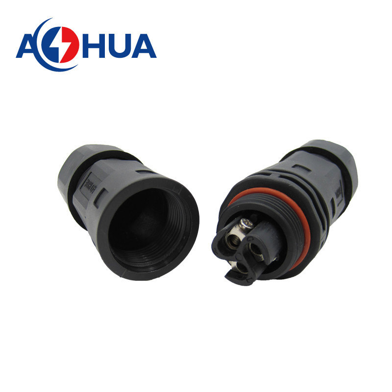 No Soldering Outdoor Electrical Cable L Type LED Power 4pin IP67 Connector