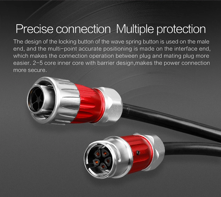 Circular Connector/Cable Connector/12 Pin Connector for LED, Stage Lighting