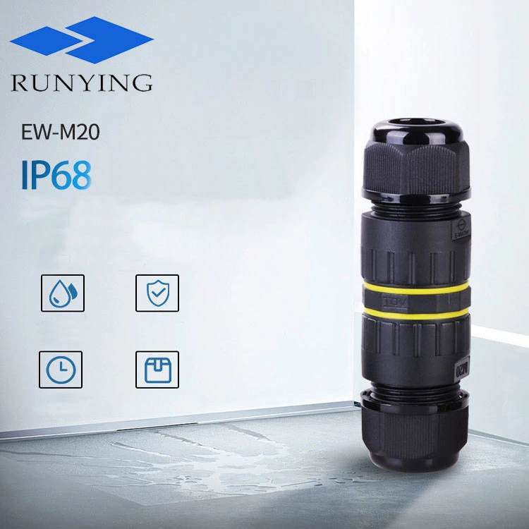 IP68 Waterproof Connector Tube 5-9mm 9-12mm Electrical Cable Connector 5 Pin 5 Pole 5 Hole Waterproof Terminal Block