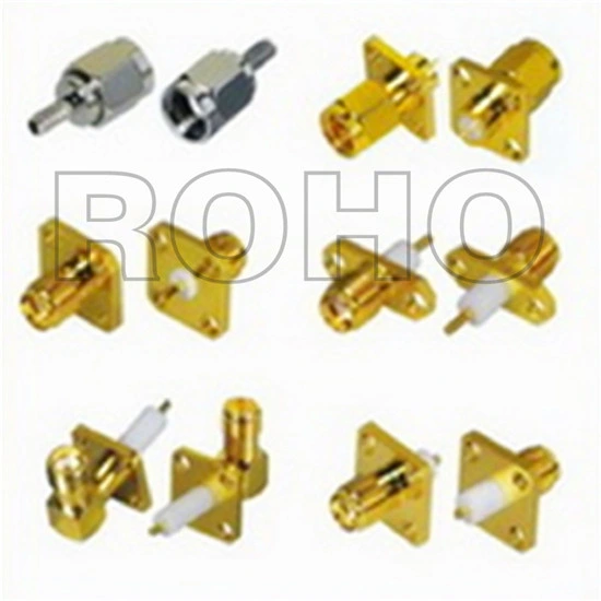 Gold Plated RF SMA Jack Female to SMA Female Coaxial Connector Adapter