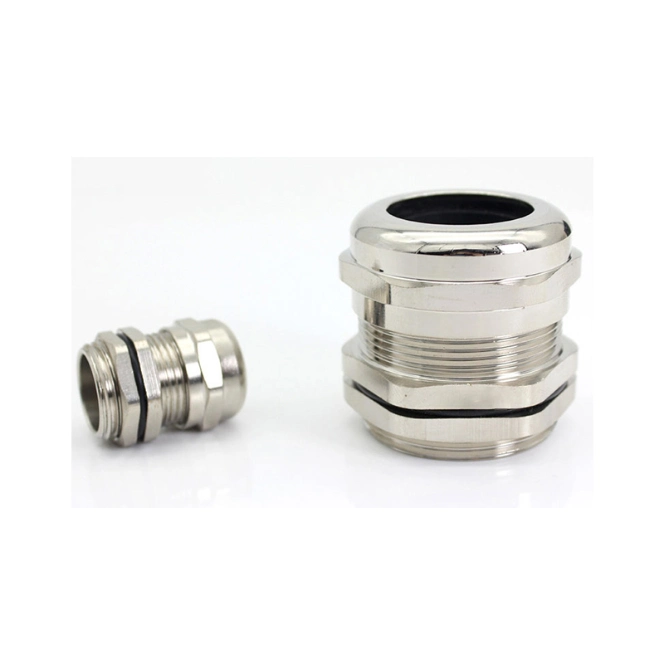Waterproof Nickel Plated Brass Metal Cable Gland Connector for All Sealing