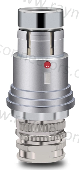 High Quality 5 Pin Ss 102 Circular Cable Receptacle Fischers IP68 Waterproof Metal Push Pull Connector