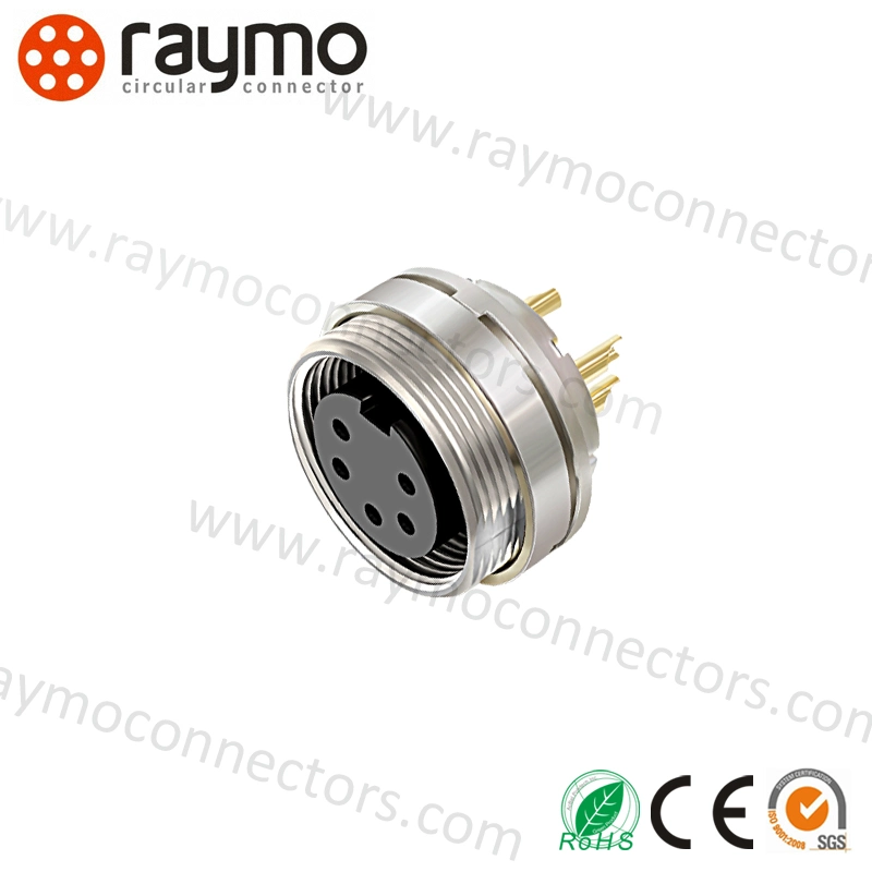 M16 Connector Cable Connector with 6 Pin Connector Plug