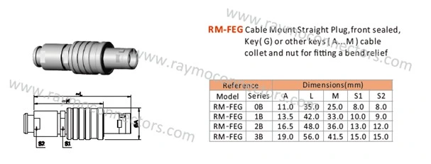 Compatible with Lemos Circular Connector, Feg Fhg Fgg ECG Ehg Electronic Connector Feg 6pins
