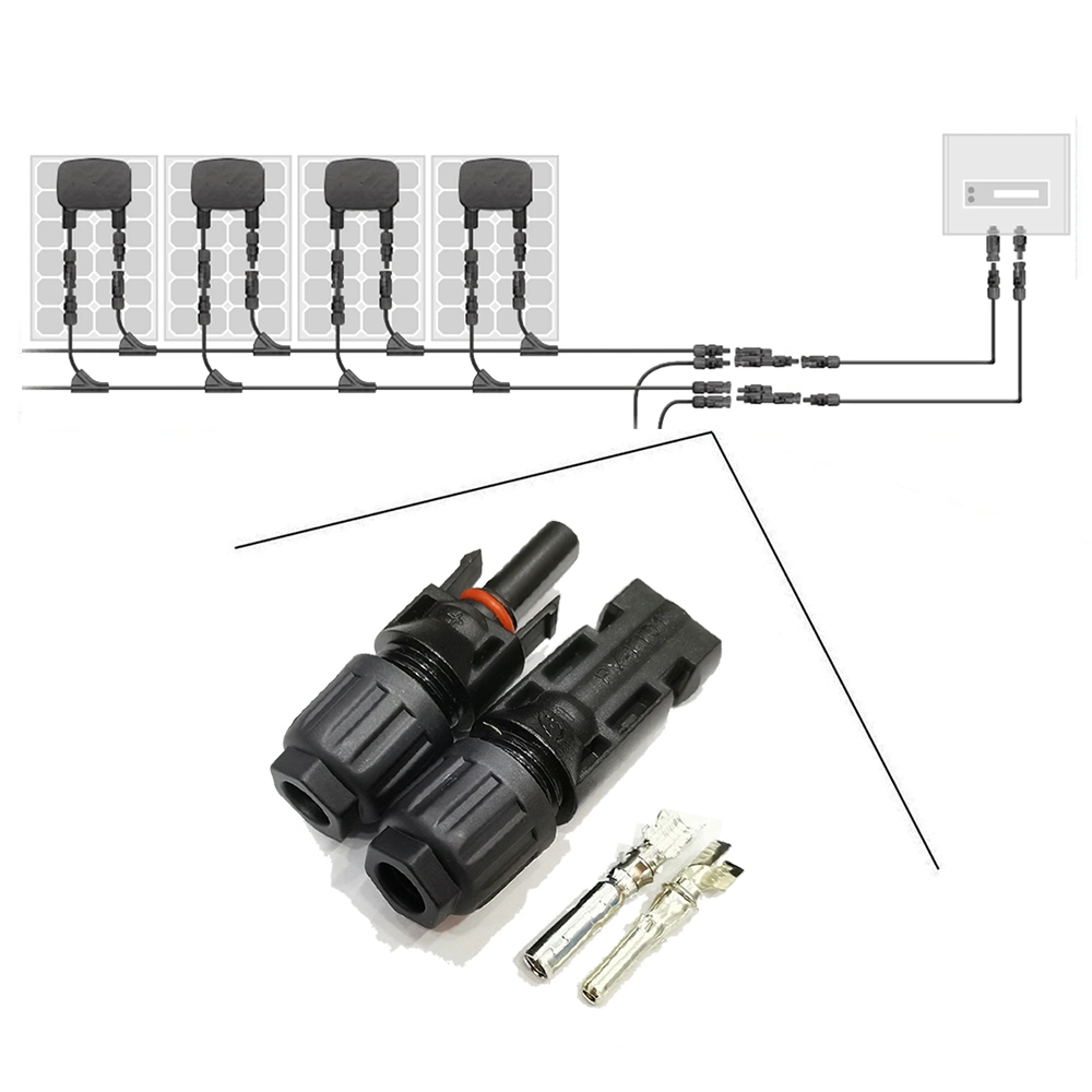 1000V Solar DC Connector Mc4 PV Connector Waterproof with TUV Approved