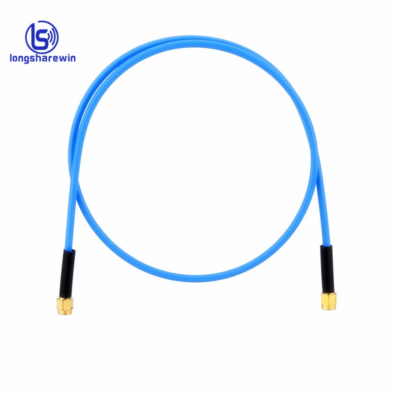 Custom SMA Male to SMA Plug Coaxial Cable Connectors Rg402 Rg141 Cable Assembly RF Jumper Cable