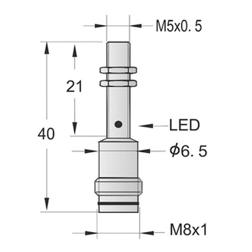 Automation Machine M5 Long Range Sensing Inductance Sensor with M8 Connector