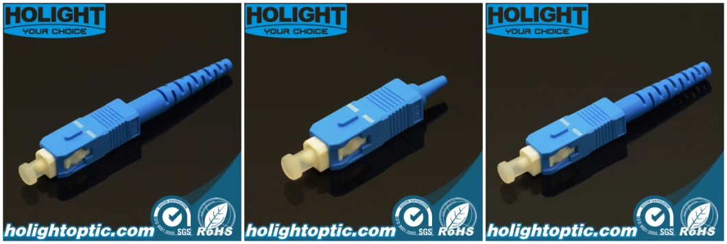 Fiber Cable Connector Sc Sm Optical Connector Type