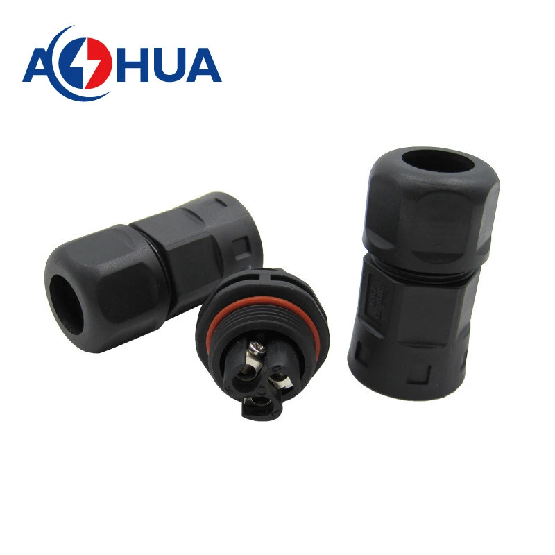 Waterproof 2pin Driver Power Cable L Waterproof Screw Fixing Connector for Street Light