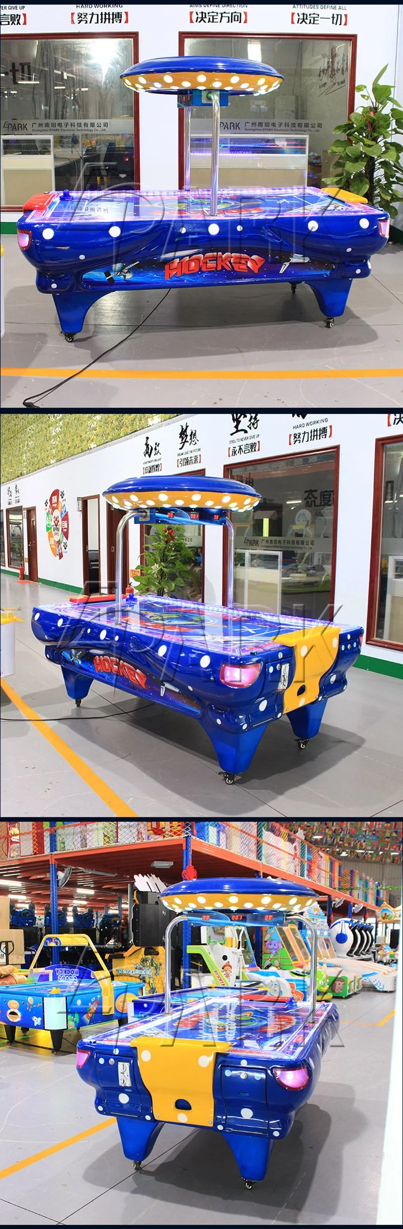 Commercial Sportcraft Four Foot Air Hockey Table Universe Hockey Table Indoor Sport Game Machine