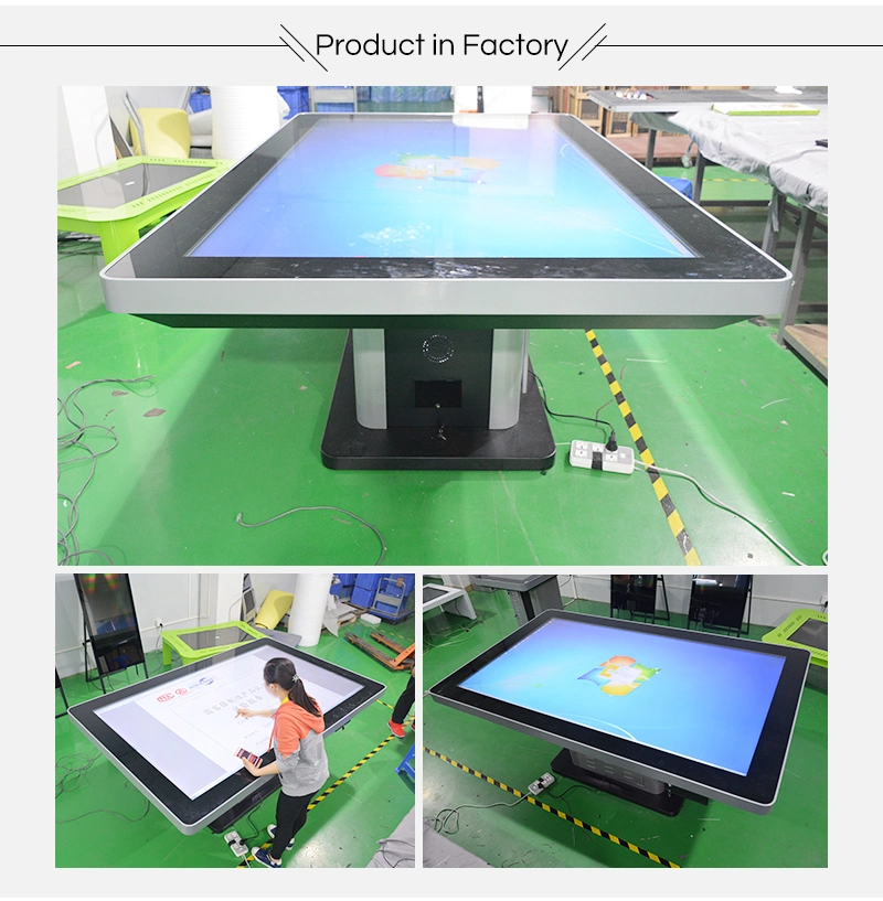 Large Screen Interactive Smart Touch Table Windows Touch Screen Coffee Gaming Table LCD Touch Table