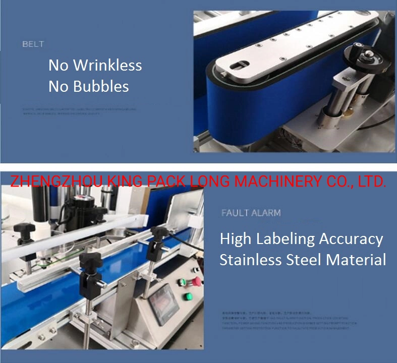 New Table Type Sticker Labeling Machine for Glass/Plastic Round Bottles