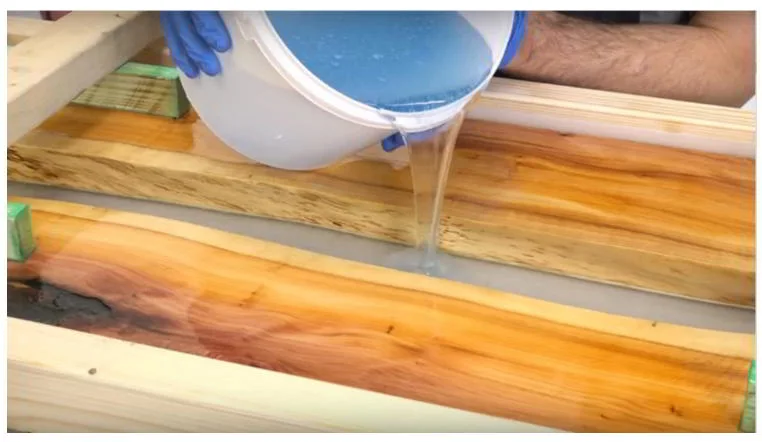 Epoxy Resin Casting Epoxy Resin Non Toxic Liquid Glass Epoxy Resin for Woodworking River Table