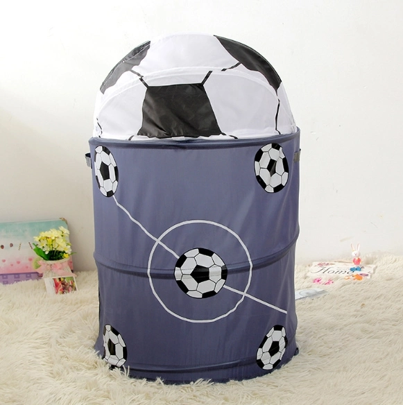 Manufacturers Wholesale New Baseball Laundry Basket Waterproof Fabric Folding Laundry Basket Bucket Can Be Customized