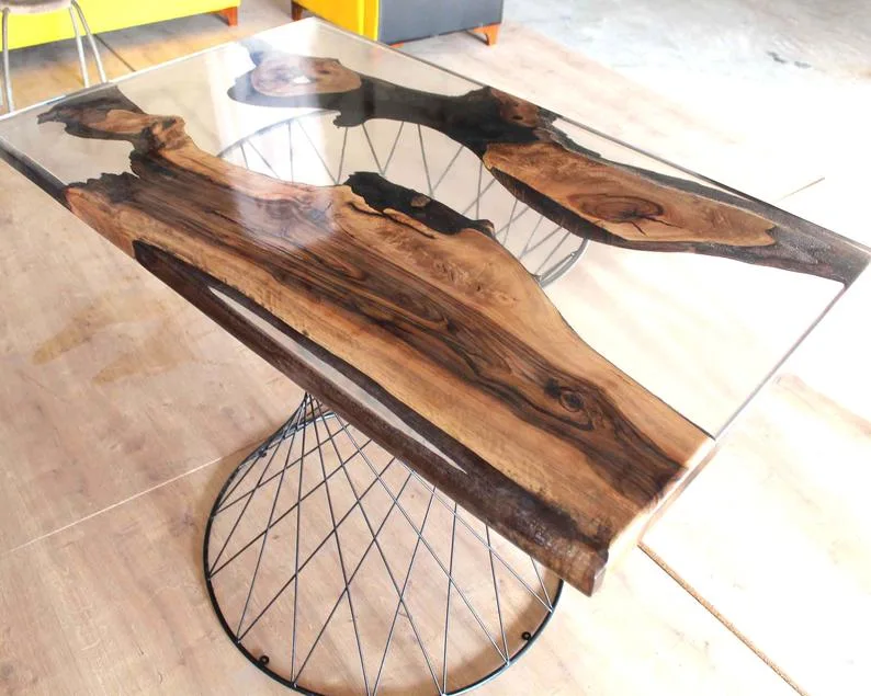 Resin Epoxy Crystal Clear Epoxy Resin Table Wooden Resin