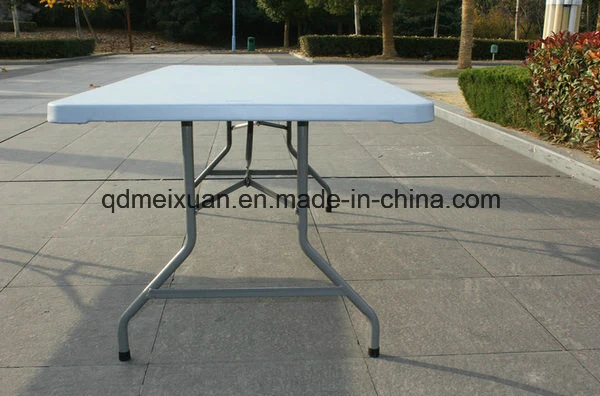 Hotsale Portable 6FT 72inch Renctangle Plastic Outdoor Camping Picnic Folding Tables (M-X1803)