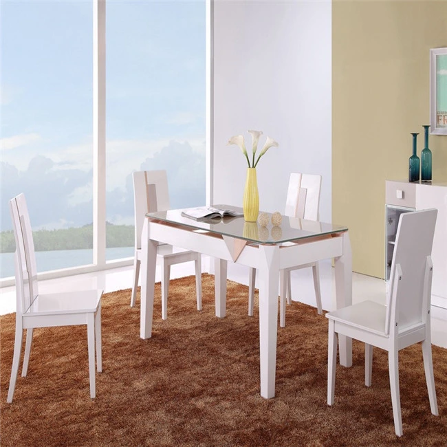 Morden Design Wood Table and Chairs Set for Dining Room