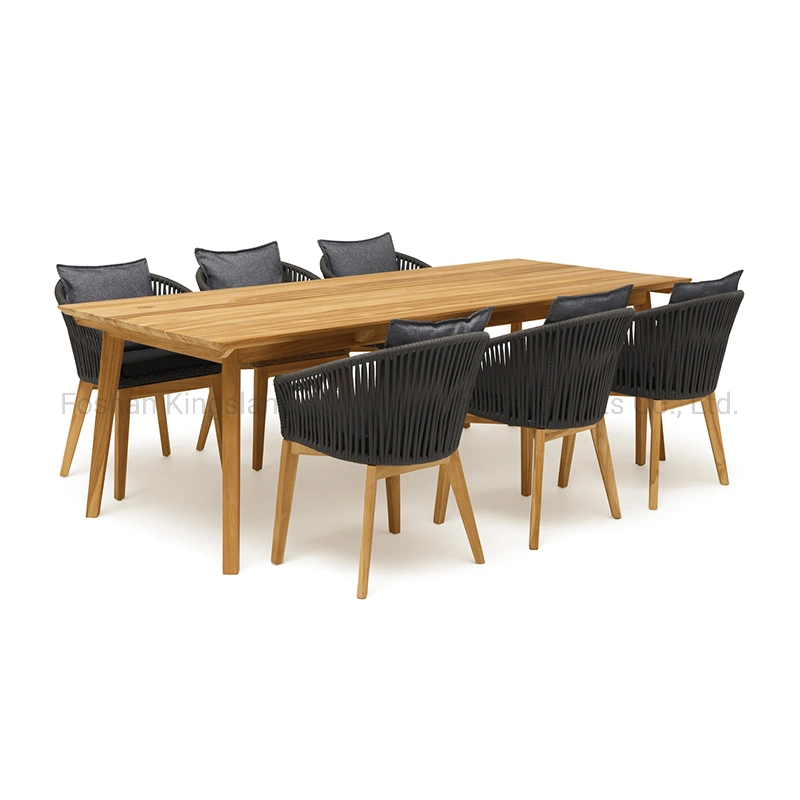 Leisure Garden Furniture Folding & Extending Outdoor Dining Table with Fsc Teak Wood Top