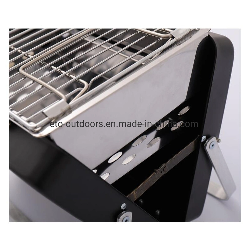 Portable Stainless Steel Table Foldable Barbecue Over Mini Size Charcoal Grill for Garden Patio