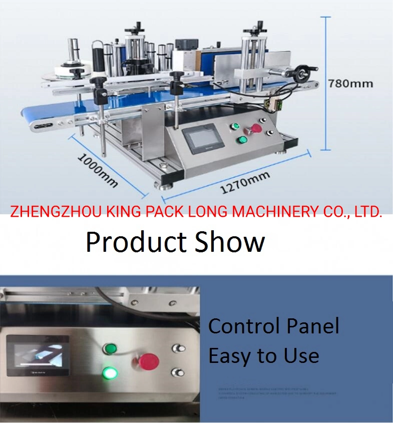 New Table Type Sticker Labeling Machine for Glass/Plastic Round Bottles