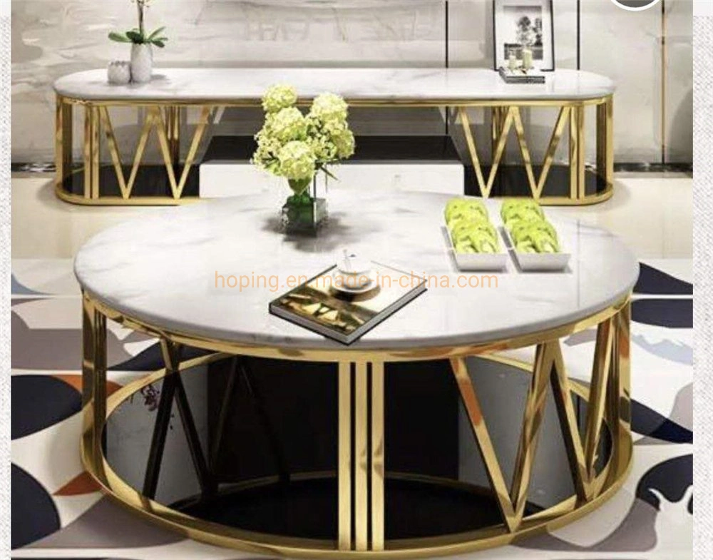 Modern Furniture Dining Room Side Sofa End Coffee Table Outdoor Banquet Wedding Folding Round Dining Table Chair 8/10/12 Sitting Marble Glass Console Table
