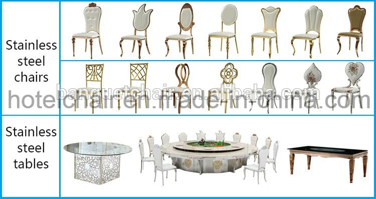 Fuzhidao Foshan Banquet Furniture Back Garden Metal Wedding Chairs Royal