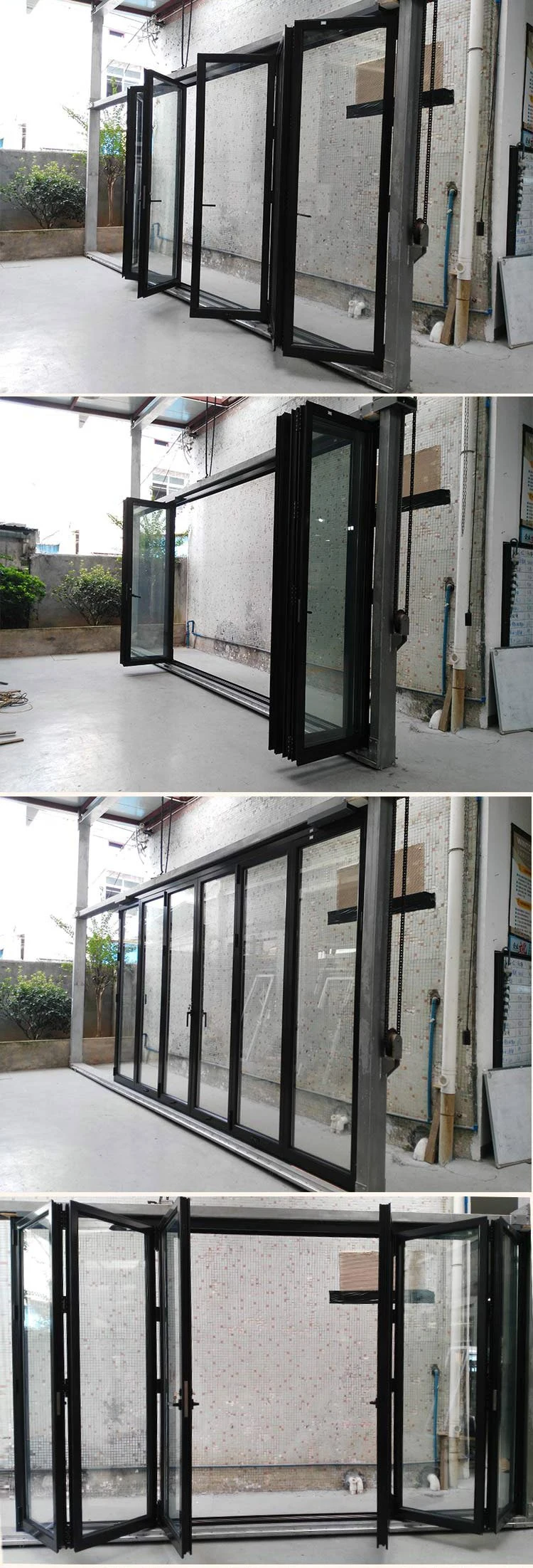 Princeton Modern Door Design Bi Folding Doors for Home Metal Bi Folding Doors Accordion Sliding Doors